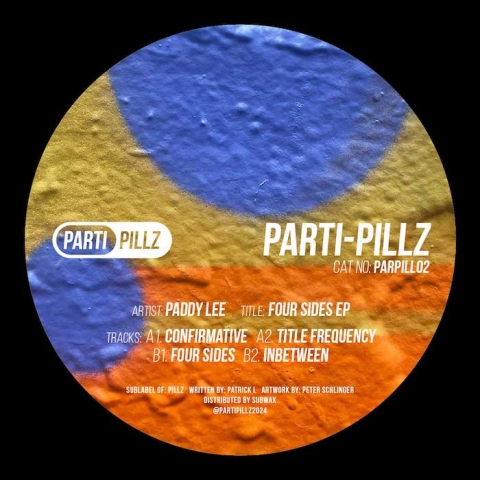 ( PARPILL 02 ) PADDY LEE - Four Sides EP ( 12" ) Parti Pillz