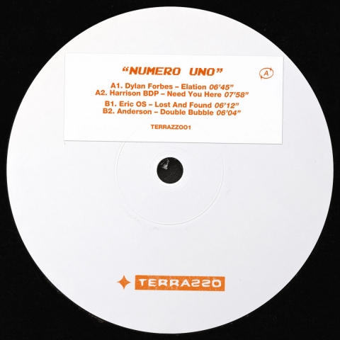 ( TERRAZZO 1 ) DYLAN FORBES / HARRISON BDP / ERIC OS / ANDERSON - Numero Uno EP (limited hand-stamped 12") Terrazzo