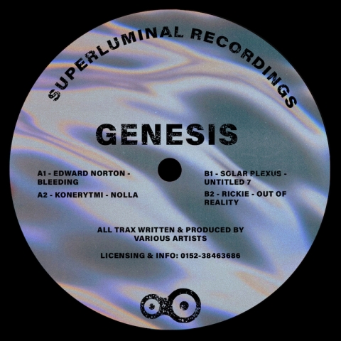 ( SUPLU 010 ) VARIOUS ARTISTS - Gnesis EP ( 12" vinyl ) Superluminal