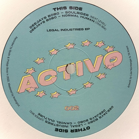 ( ACTIVO 00 ) DEEJAYS BOBO - Legal Industries EP (12") Activo