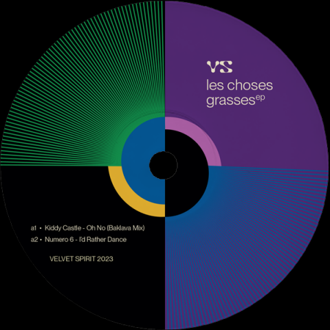 ( VS 003 ) VARIOUS ARTISTS - Les Choses Grasses ( 12" ) Velvet Spirit