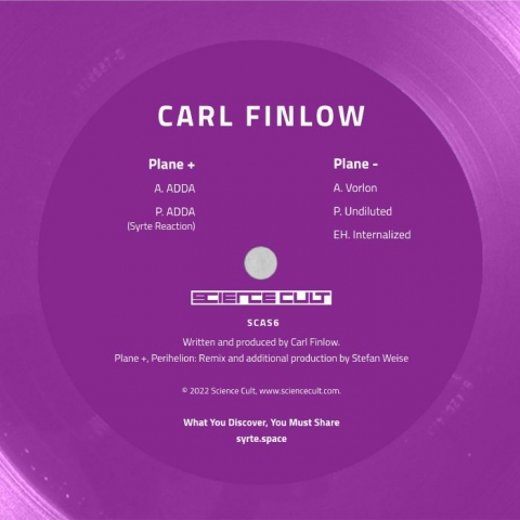 ( SCAS 6 ) FINLOW -  430.790 (limited purple vinyl 12") Science Cult