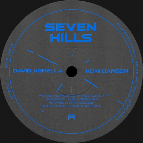 ( SHR 007 ) DAVID ANGRELLA - Kom Dansen EP ( 12" ) Seven Hills Records