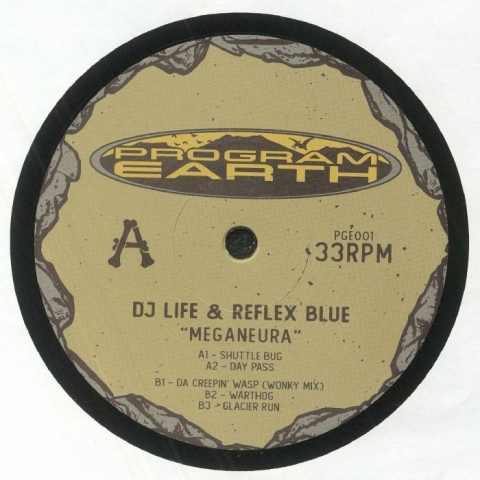 ( PGE 001 ) DJ LIFE / REFLEX BLUE - Meganeura (12") Program Earth