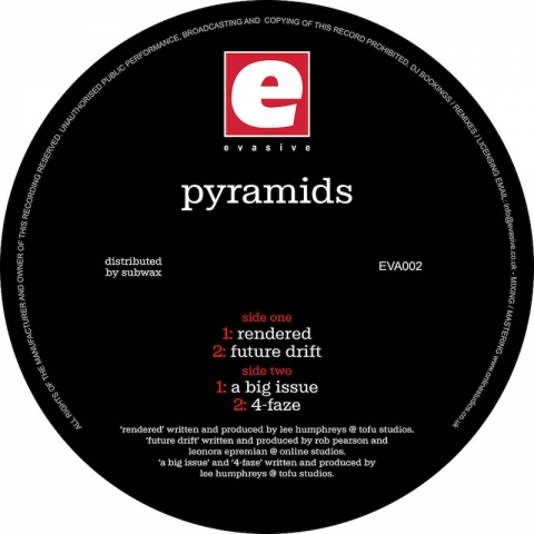 ( EVA 002 ) VAIOUS ARTISTS - Pyramids ( 12" vinyl ) Evasive records