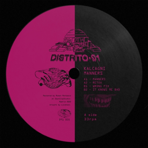 ( D 91005 ) Kalcagni - Manners EP D91005 - 12" Vinyl - Distrito