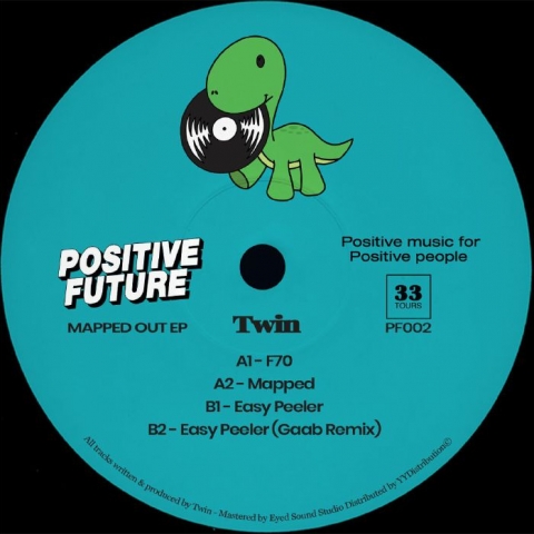 ( PF 002 ) TWIN - Mapped Out EP (12") Positive Future France
