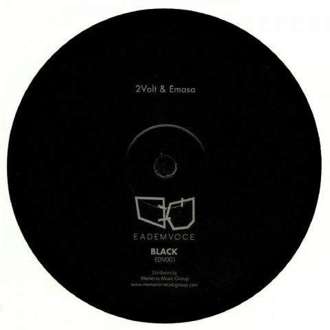 ( EDV 001 ) 2VOLT / EMASA - Black (heavyweight vinyl 12") EademVoce Italy