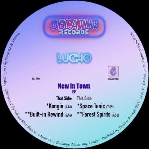 ( DECATUR 001 ) LUCHO - New In Town EP  (12") Decatur