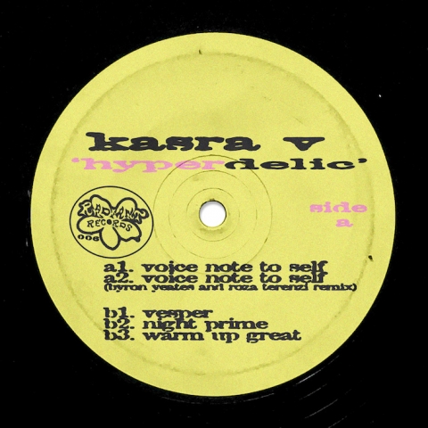( RADIANTRECORDS 006 ) KASRA V - Hyperdelic EP ( 12" ) Radiant Records