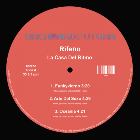 ( BF 03 ) RIFEÑO - La Casa Del Ritmo ( 12" ) Backward Futura