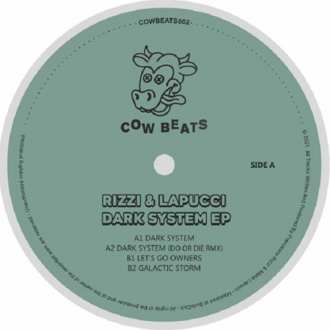 ( COWBEATS 002 ) RIZZI & LAPUCCI - Dark System EP ( 12" vinyl ) CowBeats