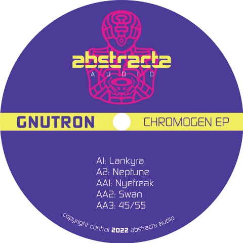 ( AA 003 ) GNUTRON - Chromogen EP ( 12" vinyl ) Abstracta Audio