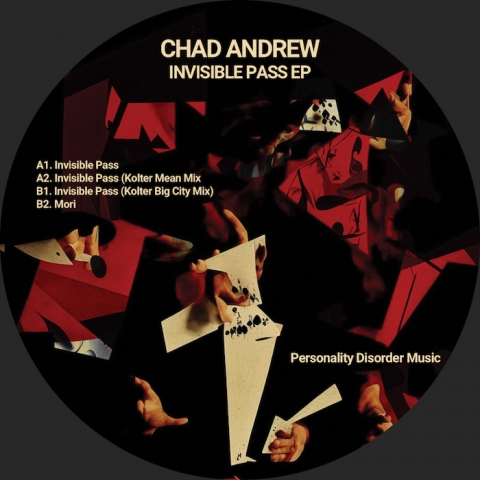 ( PDMV 003 ) CHAD ANDREW - Invisible Pass EP ( 12" ) Personality Disorder Music