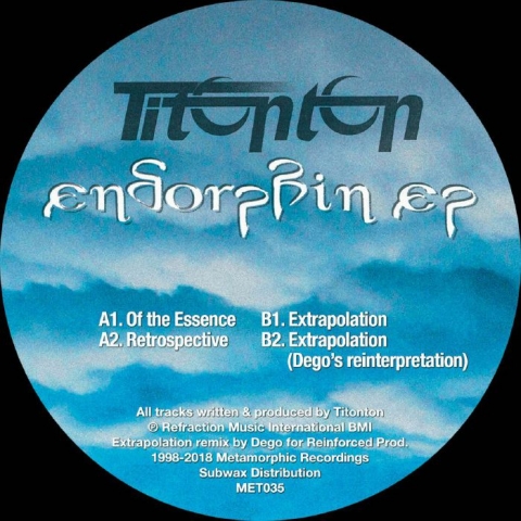 ( MET 035 ) TITONTON - Endorphin (reissue) (12") Metamorphic US