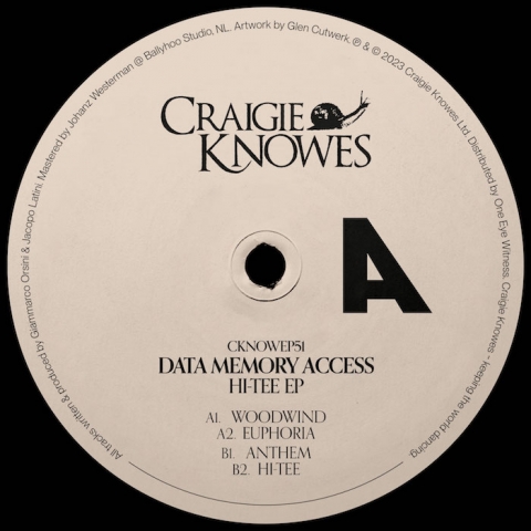 ( CKNOWEP 51r ) DATA MEMORY ACCESS - Hi-Tee EP ( 12" ) Craigie Knowes